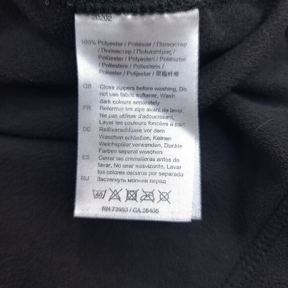 Helly Hansen Pocket Fleece Mens Large Black 1/4 Zip Pullover Sweater Jacket Top - Picture 6 of 10